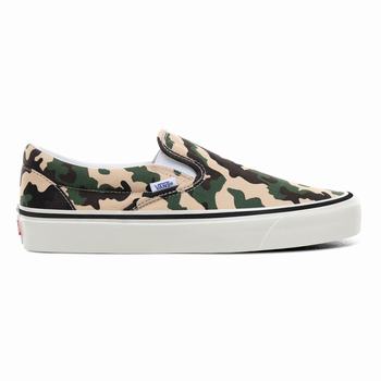 Férfi Vans Anaheim Factory Classic Slip-On 98 DX Tornacipő VA5169748 Camo